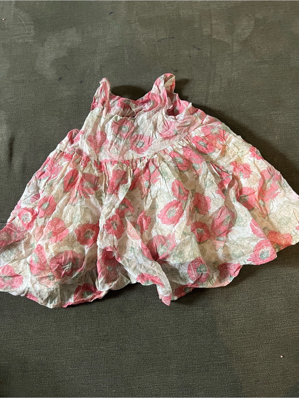 Girls' Pink Floral Sundress